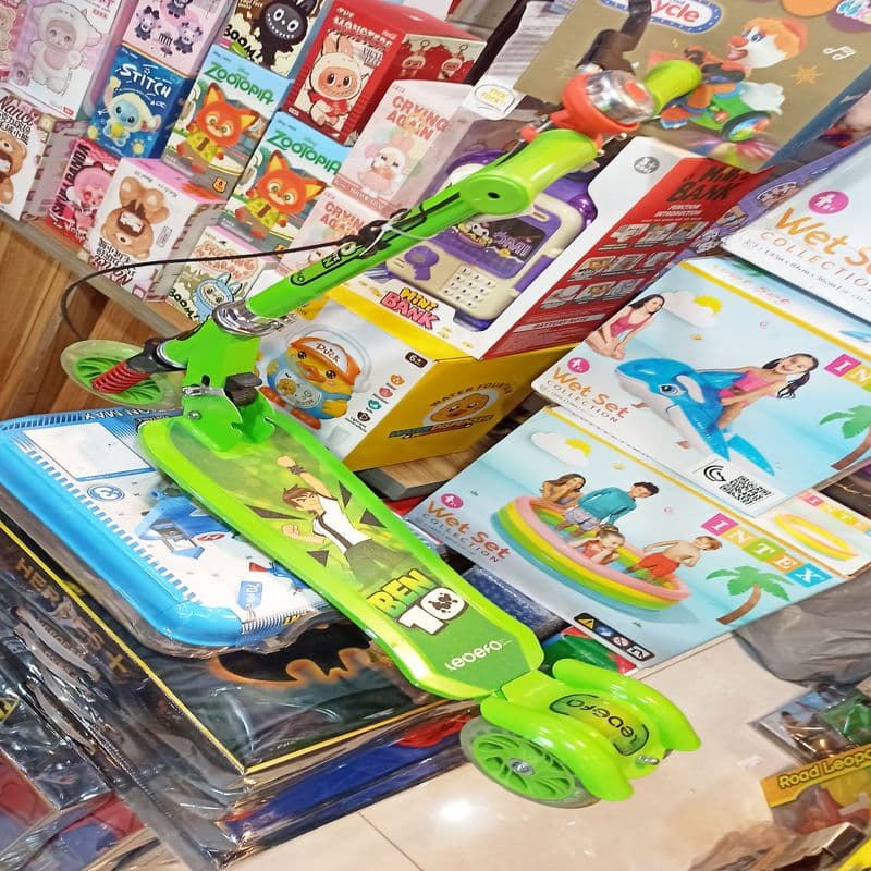 اسکوتر فلزی ترمز دار زنگ دار